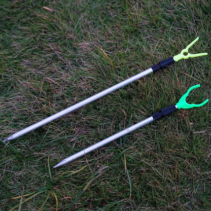 50/80Cm Fishing Bankstick Adjustable Extending Rod Rest Telescopic Fishing Stand Holders Fishing Rod Bracket Fishing Accessories