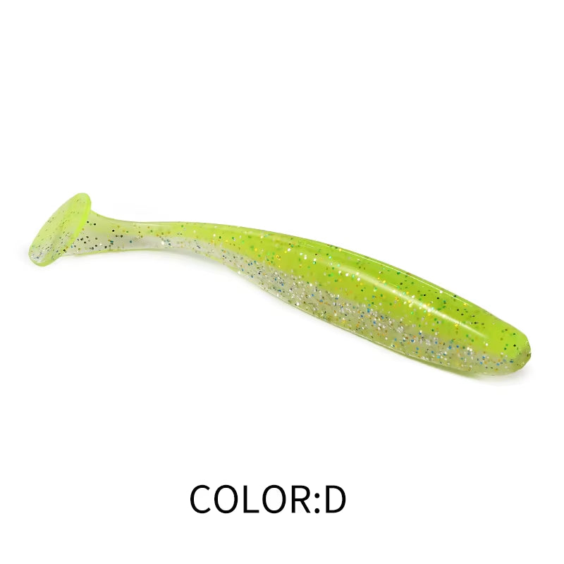 2021  Shiner 50Mm 75Mm 100Mm Fishing Lures Soft Artificial Bait Easy for Hooking up Big Pike