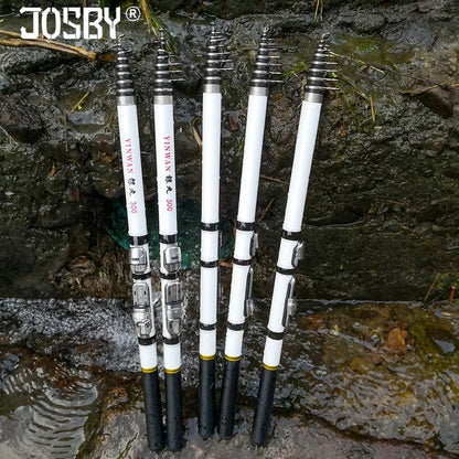 Carbon Fiber Spinning Fishing Rod Telescopic Mini Pole 3M 2.7M 2.4M 2.1M 1.8M 1.5M Fish Gear Tackle High Quality