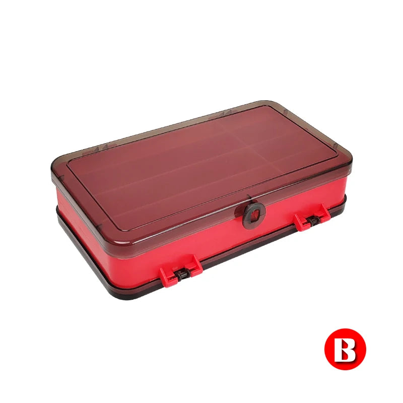 New Fishing Box Double Sided Portable Sponge Pad Fly Lures Container Jig Head Hook Storage Bait Case Carp Accessories Box Tackle