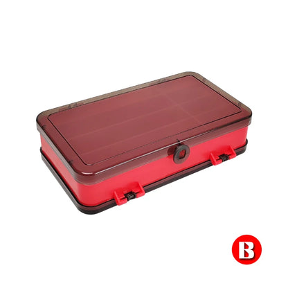 New Fishing Box Double Sided Portable Sponge Pad Fly Lures Container Jig Head Hook Storage Bait Case Carp Accessories Box Tackle