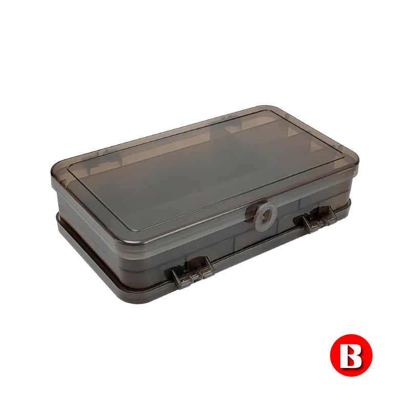 New Fishing Box Double Sided Portable Sponge Pad Fly Lures Container Jig Head Hook Storage Bait Case Carp Accessories Box Tackle