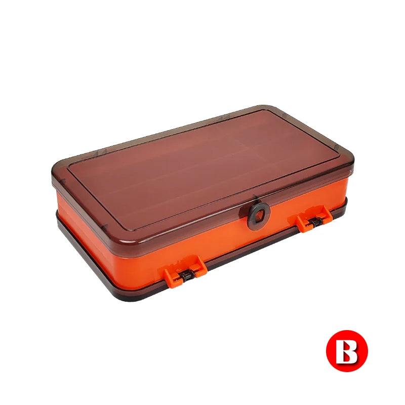 New Fishing Box Double Sided Portable Sponge Pad Fly Lures Container Jig Head Hook Storage Bait Case Carp Accessories Box Tackle