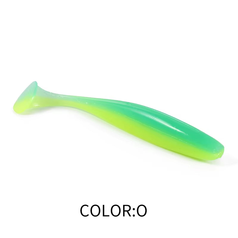 2021  Shiner 50Mm 75Mm 100Mm Fishing Lures Soft Artificial Bait Easy for Hooking up Big Pike