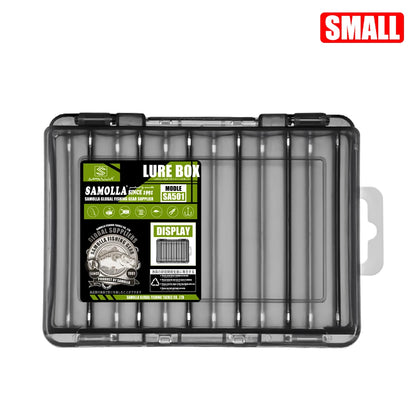 Double-Sided Compact Tackle Box - Streamline Fishing with Durable, Versatile Organizer for Lures, Hooks, Baits