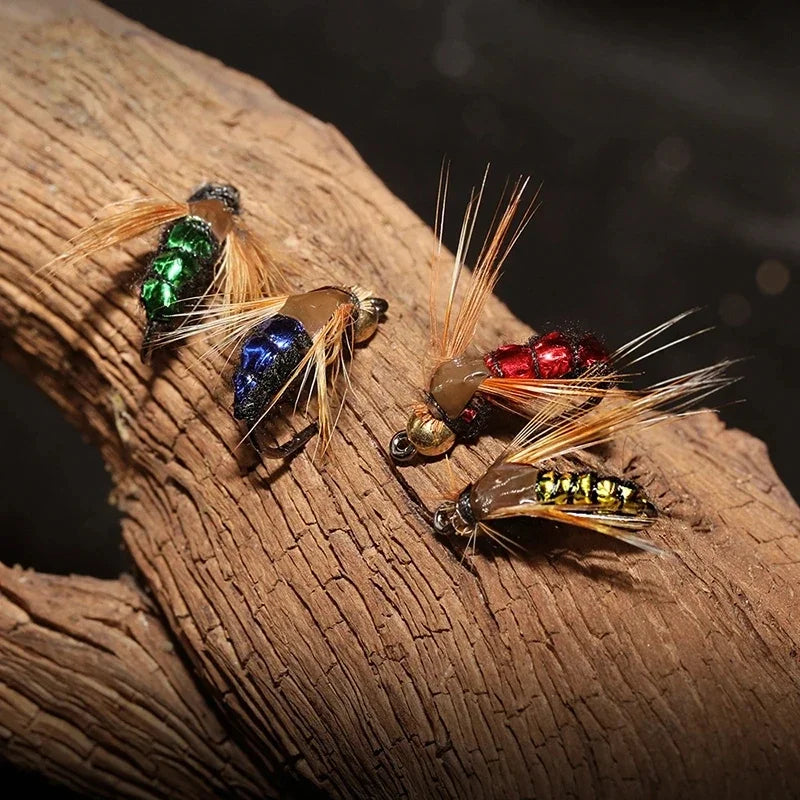 New Combination Fly Fishing Flies Different Style Insects Salmon Trout Single Dry Fly Fishing Lures Fishing Tackle