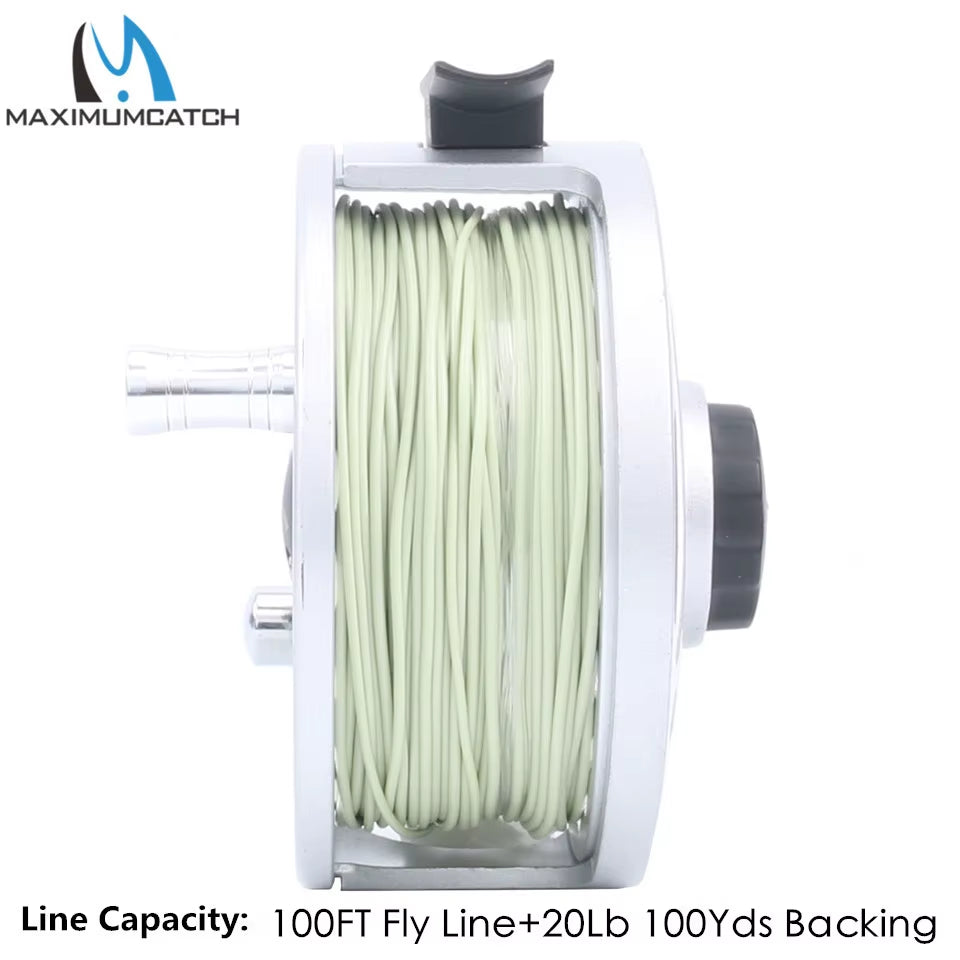 Fly rod and reel combo with fly line, complete fly fishing outfit for trout