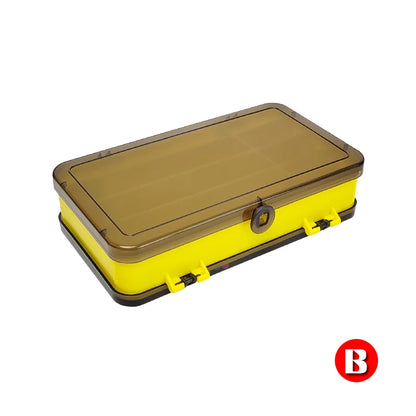 New Fishing Box Double Sided Portable Sponge Pad Fly Lures Container Jig Head Hook Storage Bait Case Carp Accessories Box Tackle