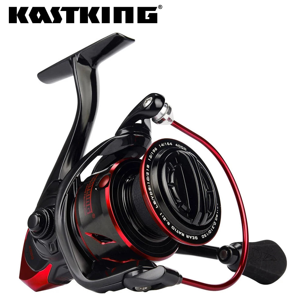 KastKing Sharky III spinning reel with 18kg carbon drag for bass and pike fishing